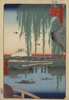 Yatsumi No Hashi Yatsumi Bridge 1856