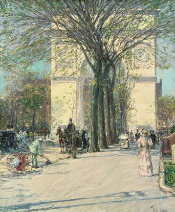 Washington Arch, Spring, 1890