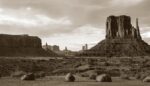 Monument Valley Sepia 1  Just Wall Decor Monument Valley Sepia