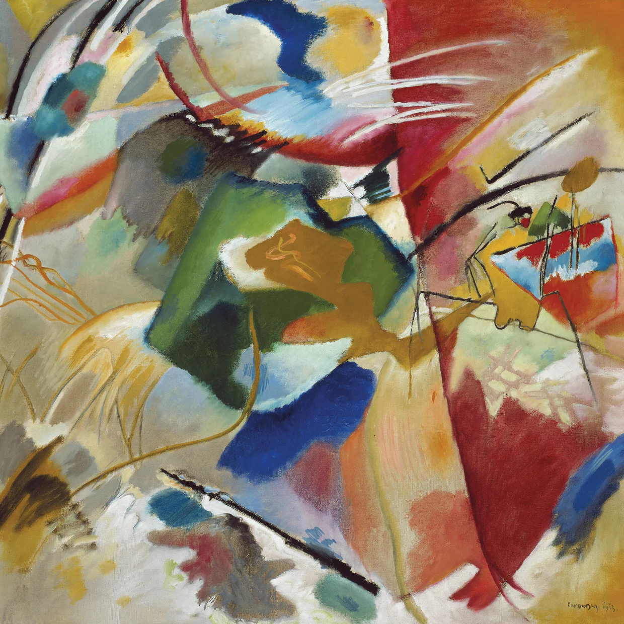 Painting with Green Center, 1913