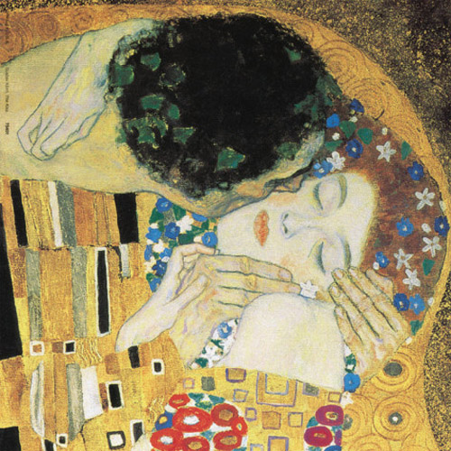 The Kiss (detail)