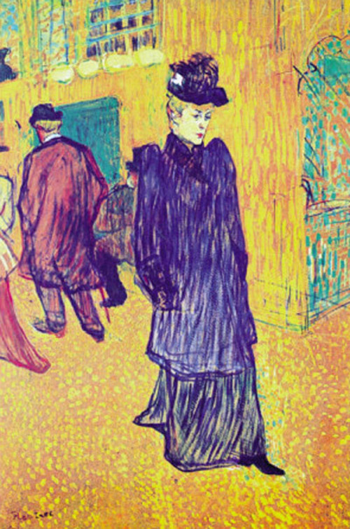 Jane Avril leaves the Moulin Rouge