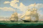 The Ships Winged Arrow and Southern Cross in Boston Harbor 1853 1 Just Wall Decor The Ships Winged Arrow and Southern Cross in Boston Harbor 1853