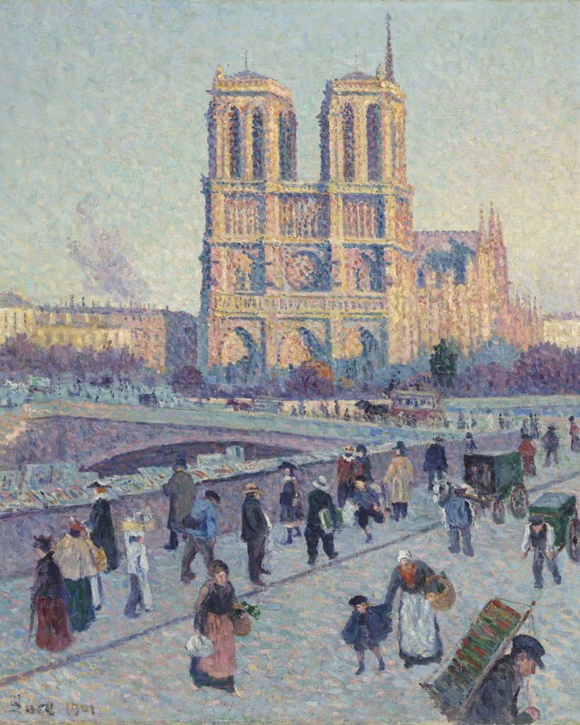 The Quai Saint-Michel and Notre-Dame, 1901