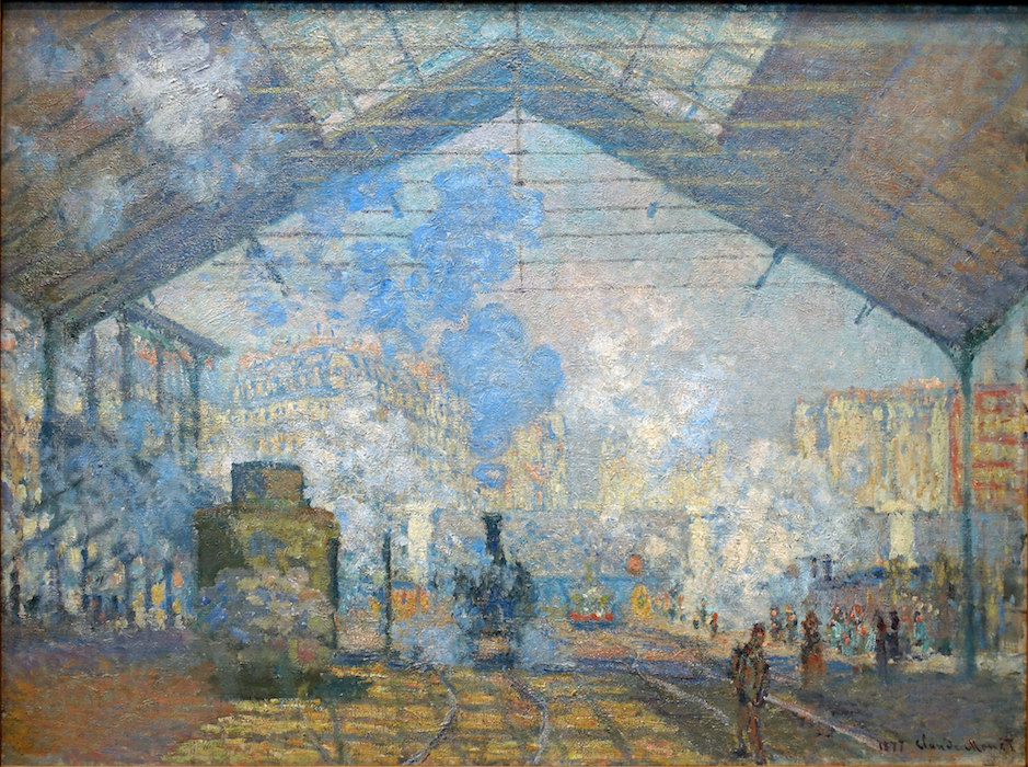 The Saint-Lazare Station, 1877