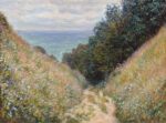 Road At La Cavee Pourville 1882