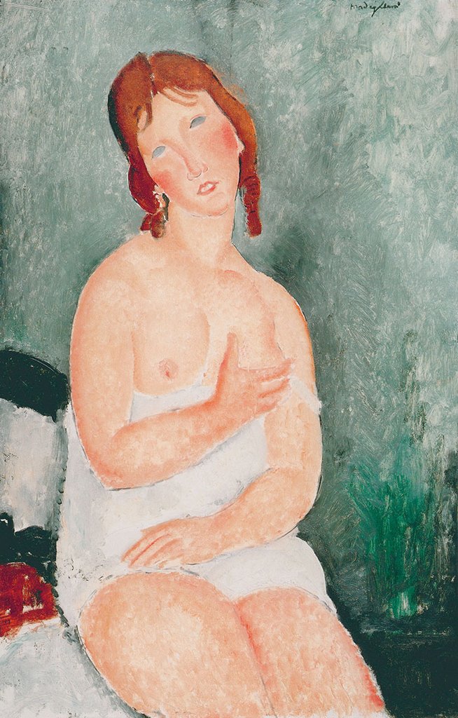 Young Woman In a Shirt, 1918