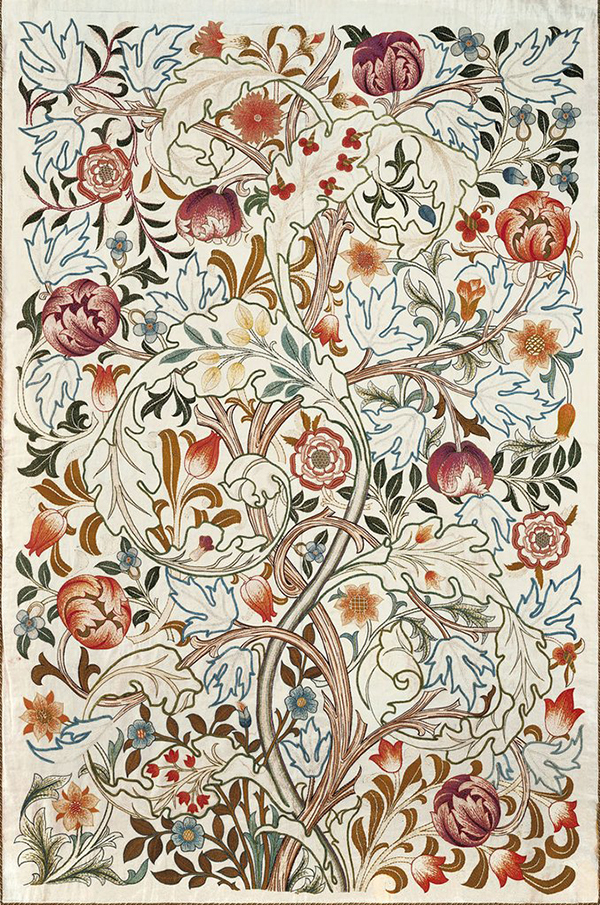 Acanthus Portiere, 1890's