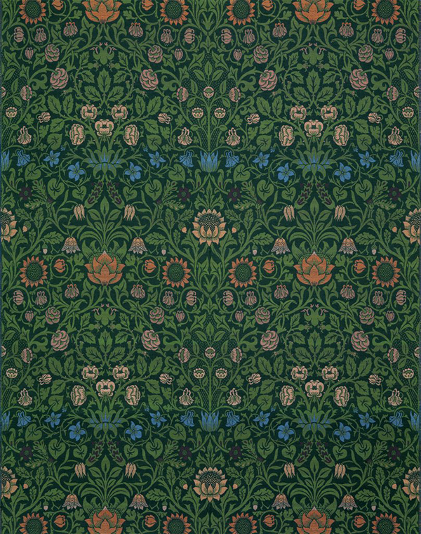 Violet and Columbine, Design Registered 1883