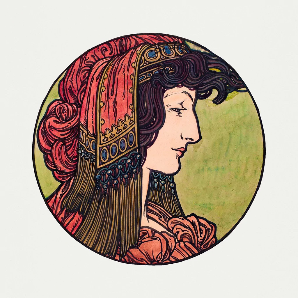 Stained Glass Window for the Facade of the Fouquet Boutique (III)