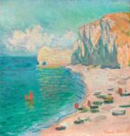 The Beach and the Falaise dAmont 1885