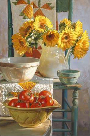 Sunflowers & Tomatoes