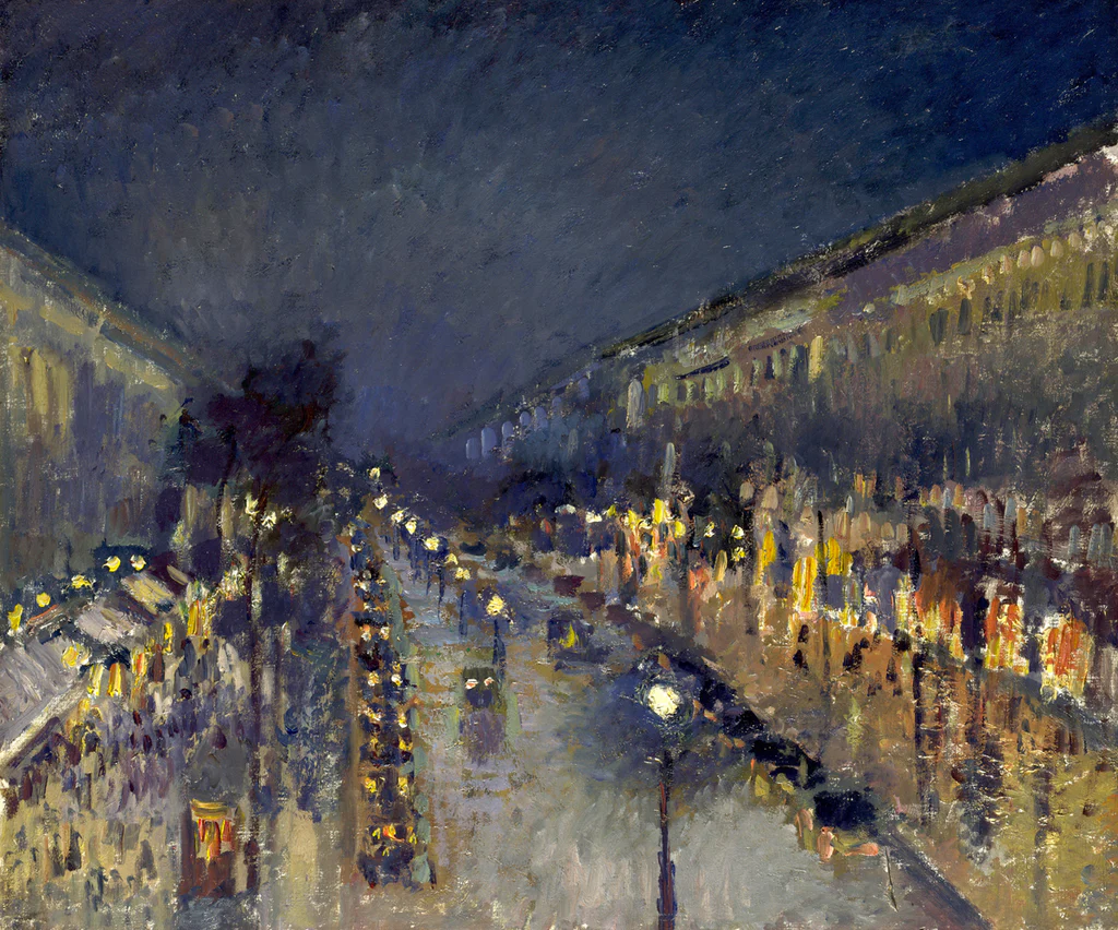 The Boulevard Montmartre at Night, 1897