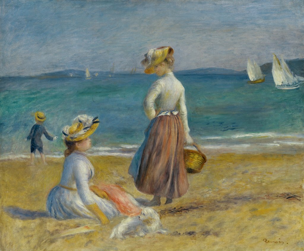 Figures On the Beach, 1890
