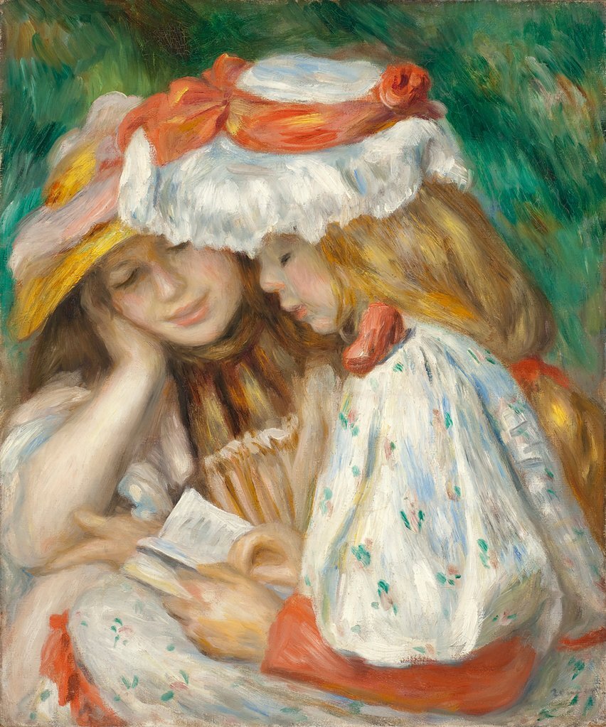 Two Girls Reading, 1890