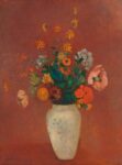 Bouquet in a Chinese Vase c  Just Wall Decor Bouquet in a Chinese Vase c 1912 14