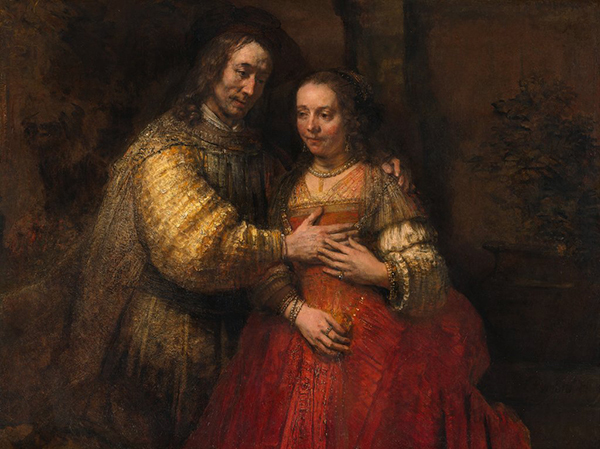 Portrait of a Couple as Figures from the Old Testement, Known as 'The Jewish Bride', c. 1665-1669