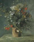 Flowers in a Vase c 1866 
