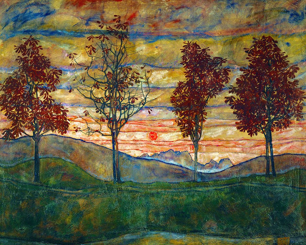 Four Trees, 1918