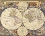 New World Map 17th Century