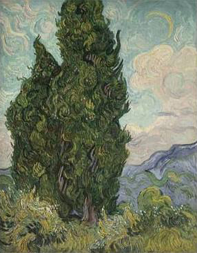 Cypresses, 1889