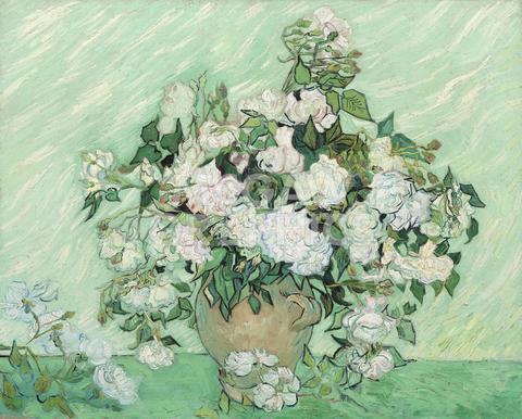 Vase with Pink Roses, 1890