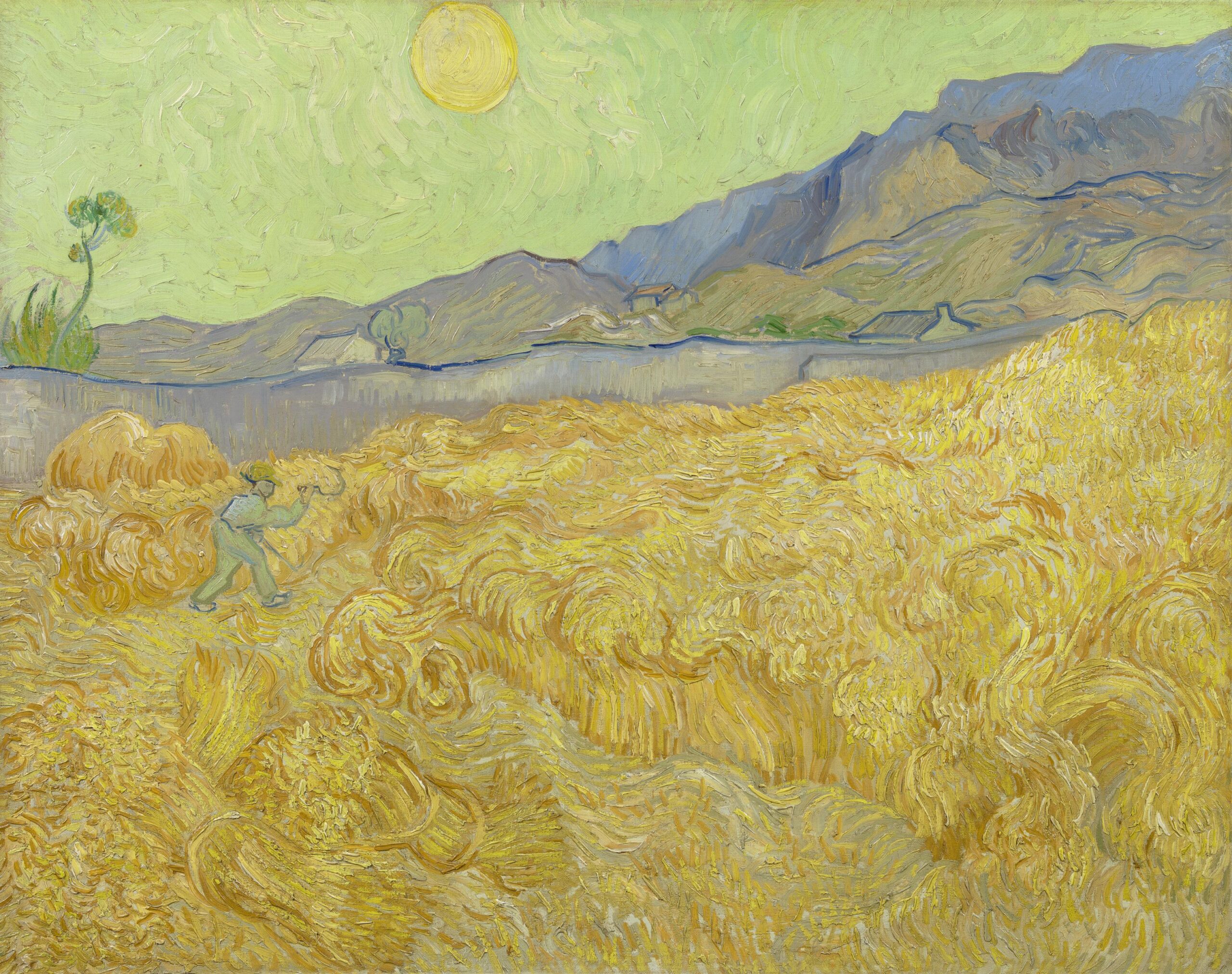 Wheatfield with a Reaper, 1889