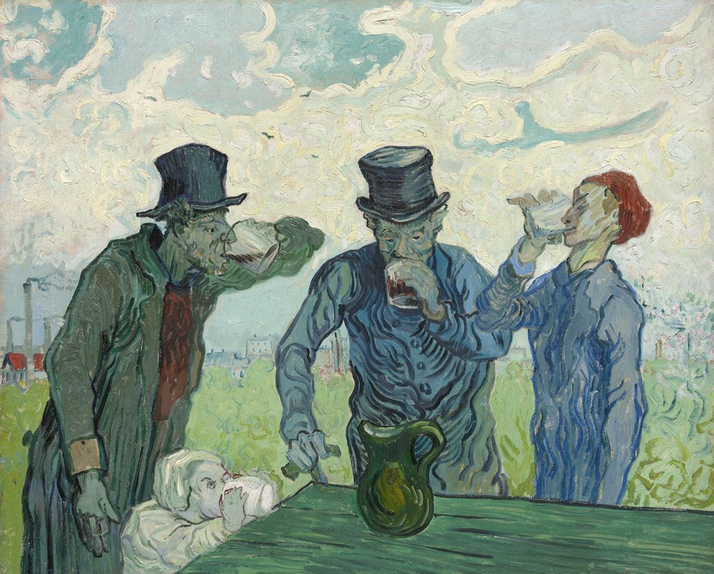 The Drinkers, 1890