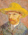 SelfPortrait with a Straw Hat 1887 1 Just Wall Decor Self Portrait with a Straw Hat 1887