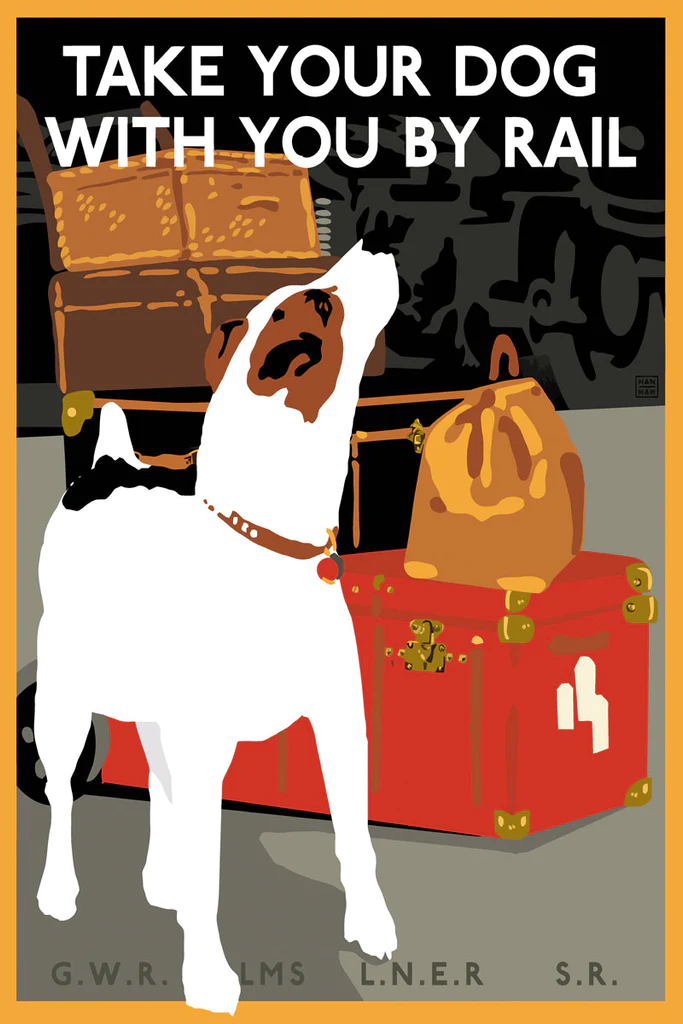 Take Your Dog By by rail