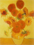 Sunflowers on Gold 1888 1 Just Wall Decor Sunflowers on Gold 1888