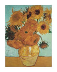 Sunflowers on Blue 1888 1 Just Wall Decor Sunflowers on Blue 1888