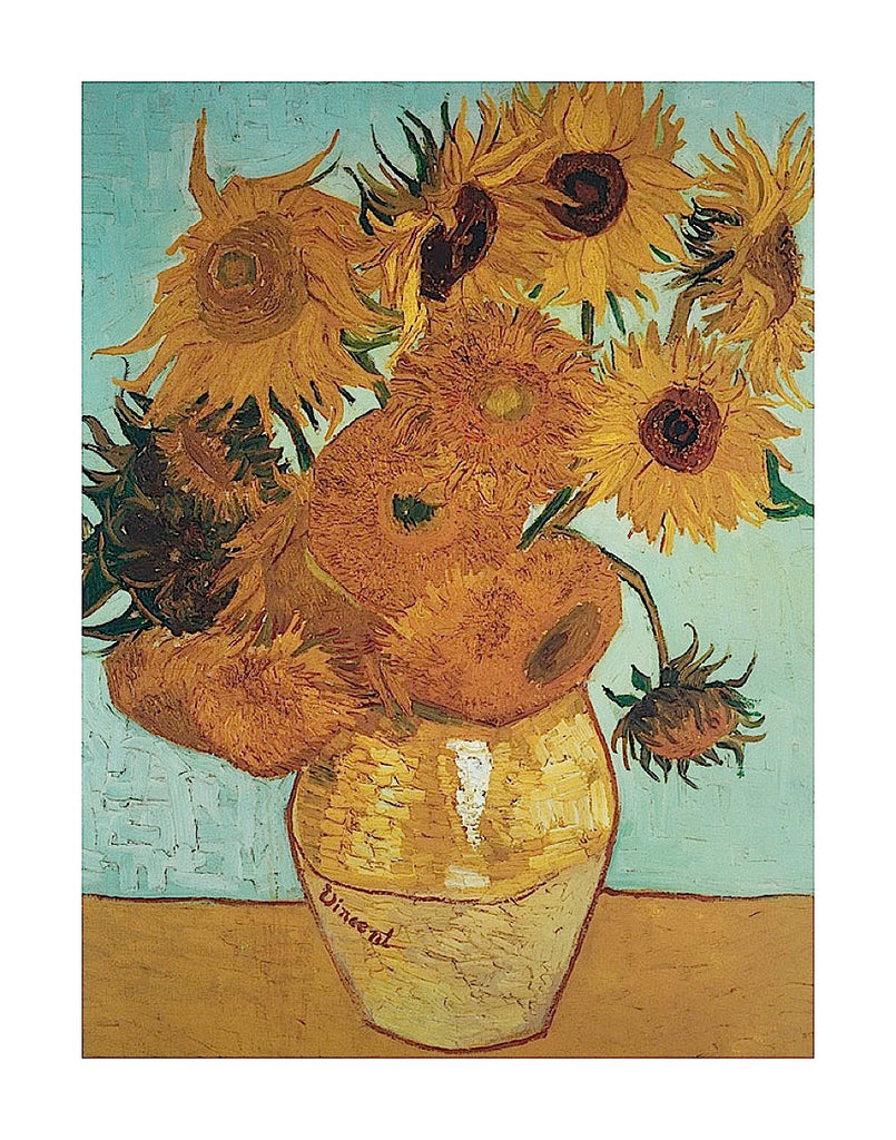 Sunflowers on Blue, 1888