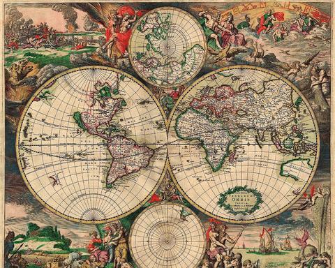 World Map 1689