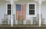 Chair Family with Flag