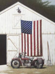 Barn and Motorcycle 1 Just Wall Decor Barn and Motorcycle