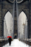 Brooklyn Bridge Meets Red