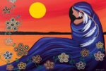 Evening Sun Woman 1  Just Wall Decor Evening Sun Woman