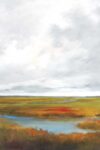 Sunset Over the Marsh II center panel
