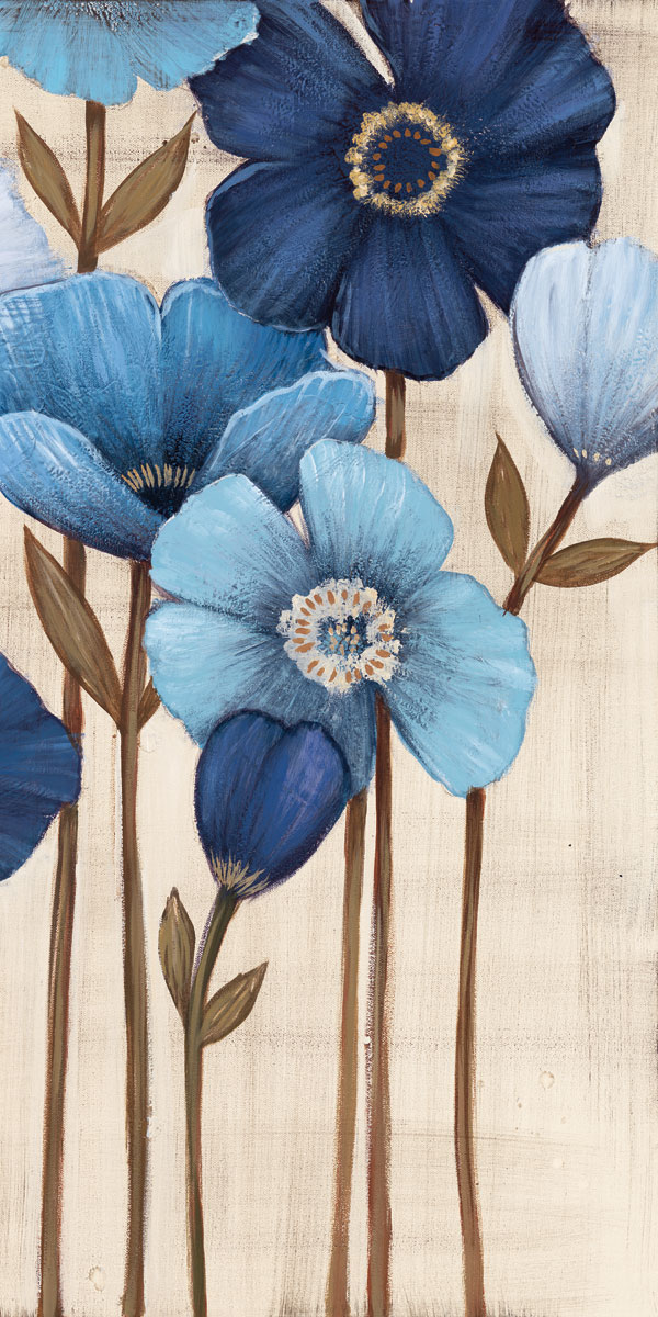 Fleurs Bleues I
