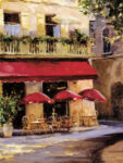 Three Red Umbrellas 1  Just Wall Decor Three Red Umbrellas
