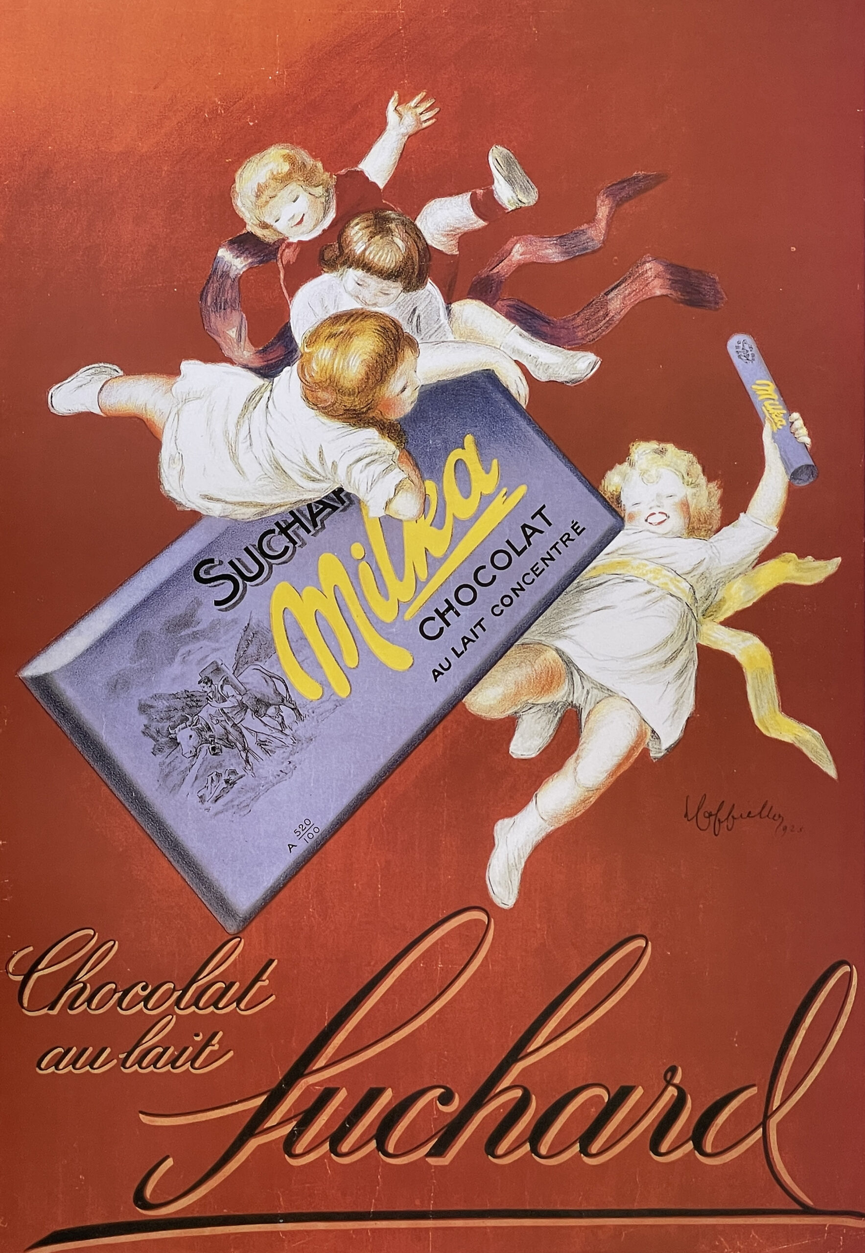 Chocolat au Lait Suchard 1925 1 Just Wall Decor Chocolat au Lait Suchard 1925