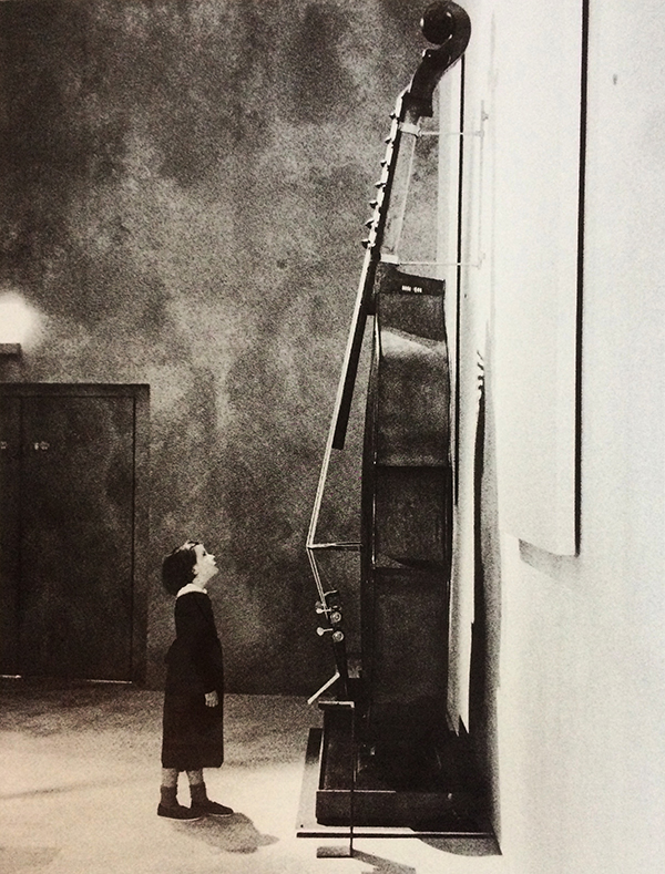 Little Girl with JeanBaptiste Vuillaumes Double Bass 1 Just Wall Decor Little Girl with Jean Baptiste Vuillaumes Double Bass