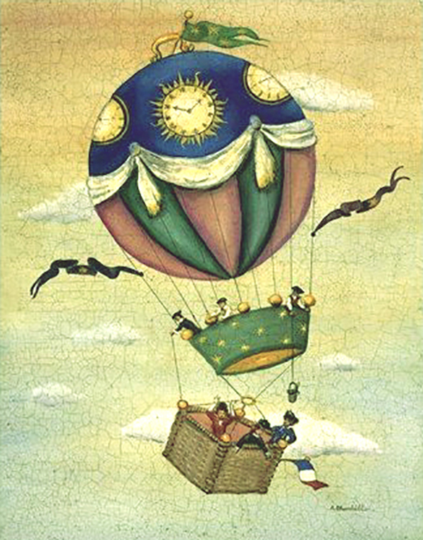 Flights of Fantasy Time Flies 1 Just Wall Decor Flights of Fantasy Time Flies