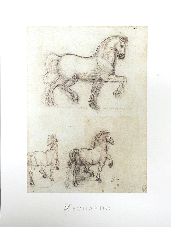 Studi per un Monumento Equetsre 1 Just Wall Decor Studi per un Monumento Equetsre