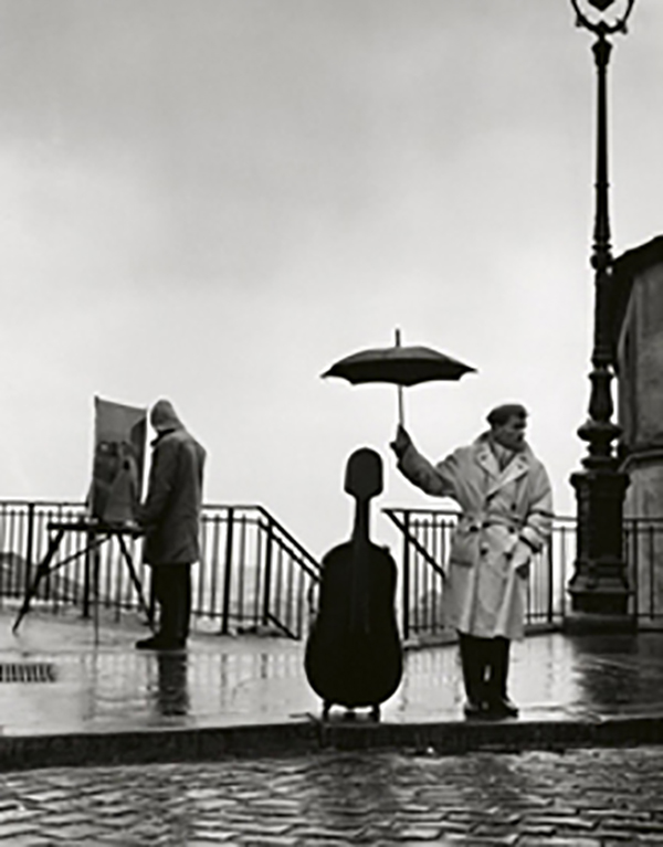 Avec Maurice Baquet, Paris, 1957