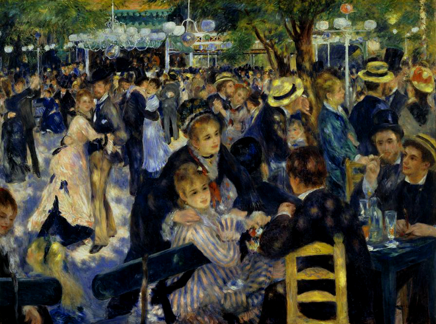 Le Moulin de la Galette a Montmartre 1876